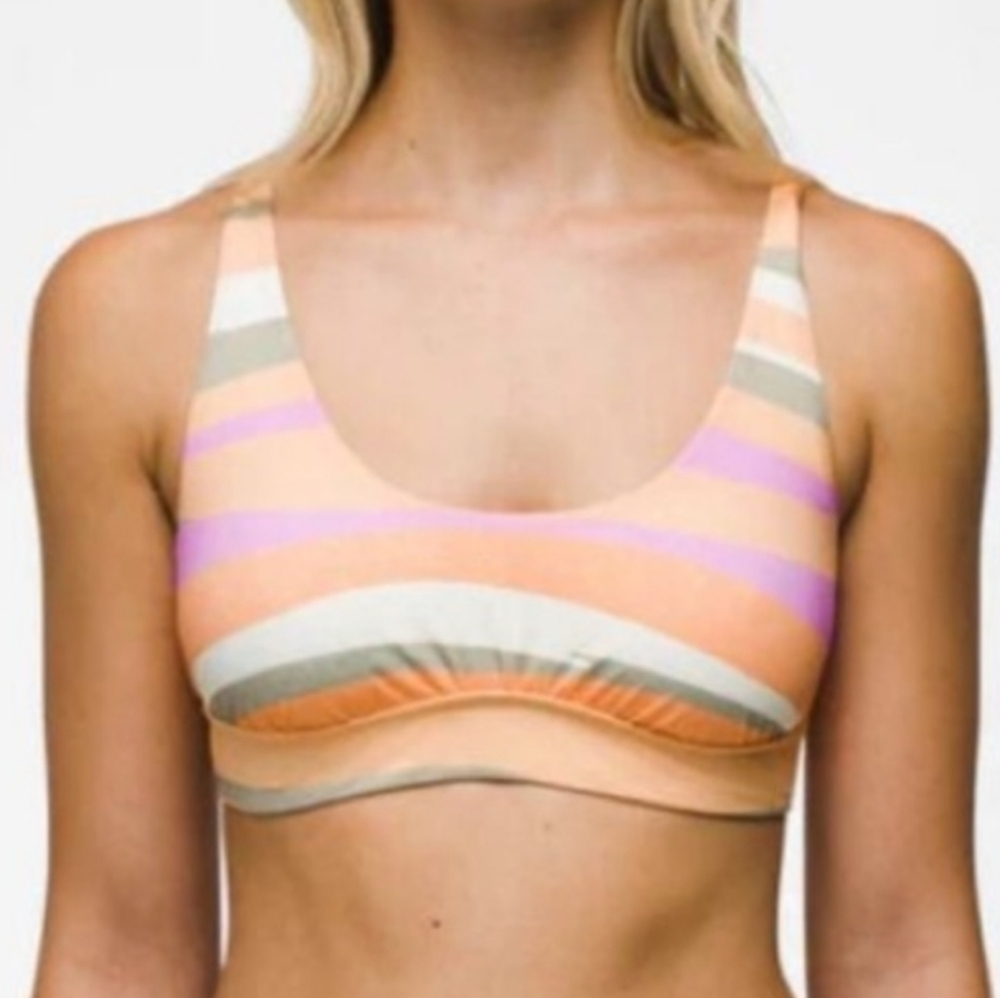 Prana Mallorca Bikini Top In Waves Print